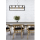 lafabryka.pl Lampa wisząca FABIAN 4xE27 Black 00425/04/30 Lucide